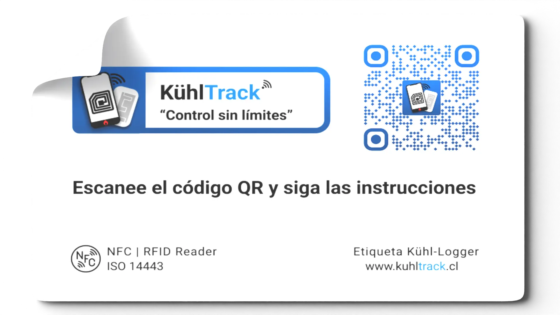 Tarjeta con código QR